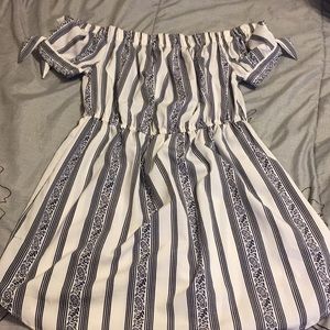 Off the shoulder dress